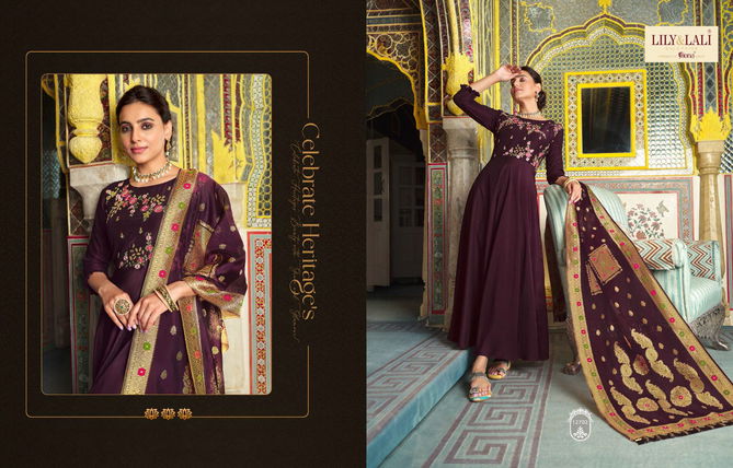 Lily And Lali Mohini Vogue Dupatta With Gown Catalog